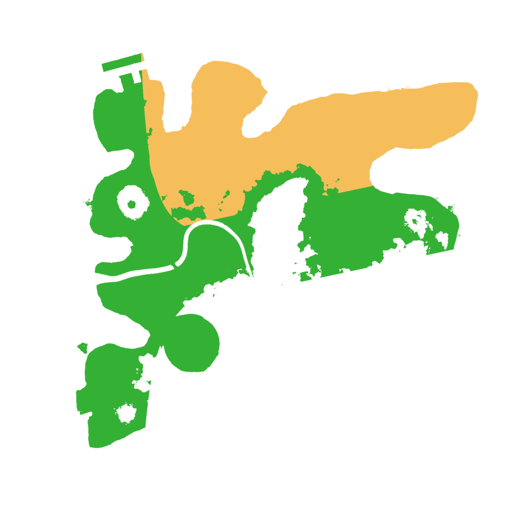Biome Rust Map: Procedural Map, Size: 2500, Seed: 131079629