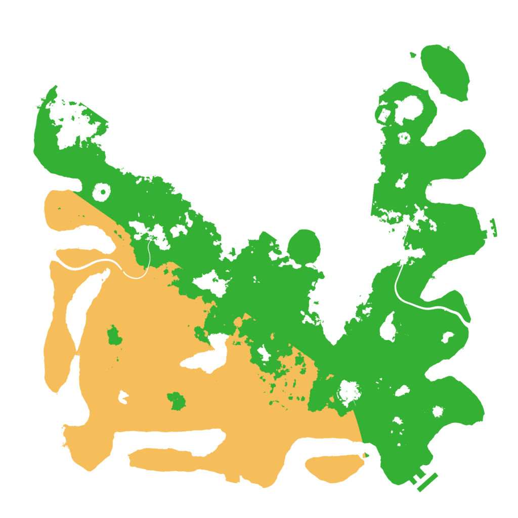 Biome Rust Map: Procedural Map, Size: 4250, Seed: 1101139167