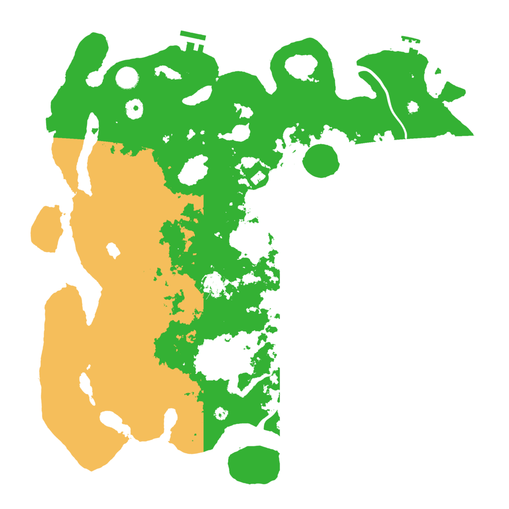 Biome Rust Map: Procedural Map, Size: 4000, Seed: 153907861