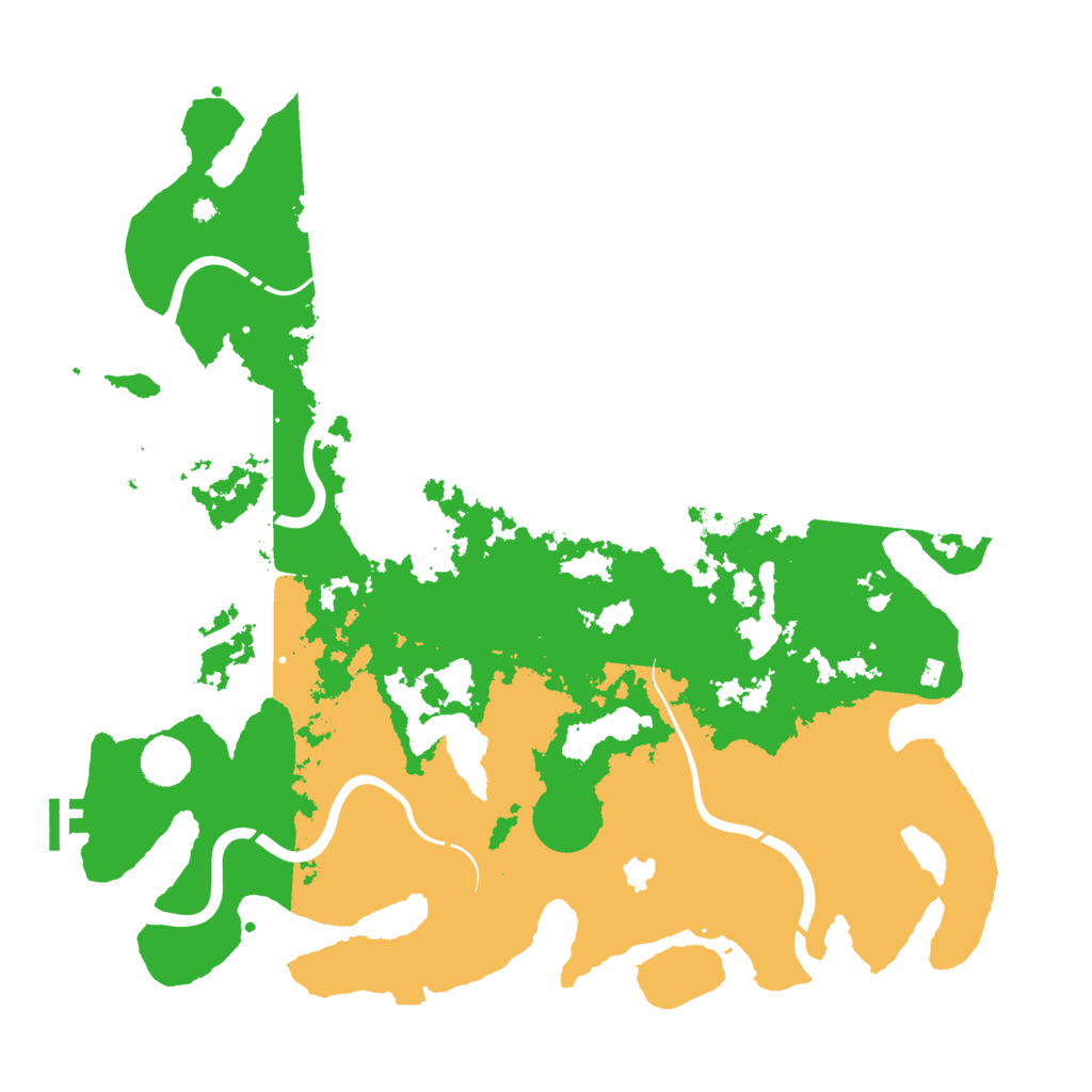 Biome Rust Map: Procedural Map, Size: 4250, Seed: 161442