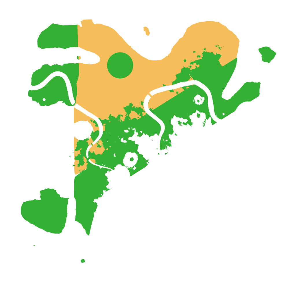 Biome Rust Map: Procedural Map, Size: 3000, Seed: 2099869615