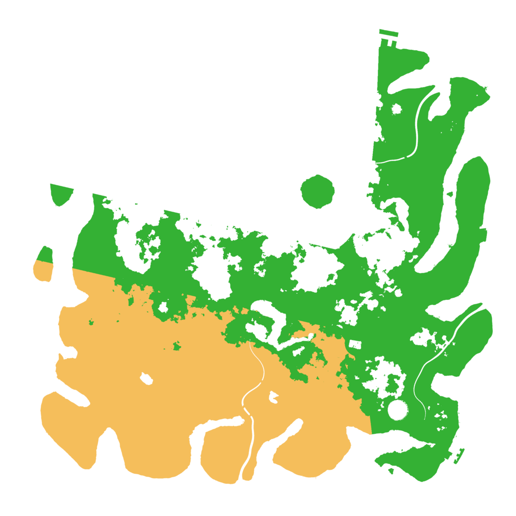 Biome Rust Map: Procedural Map, Size: 4500, Seed: 450396453
