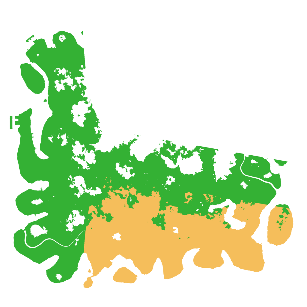Biome Rust Map: Procedural Map, Size: 4733, Seed: 487784