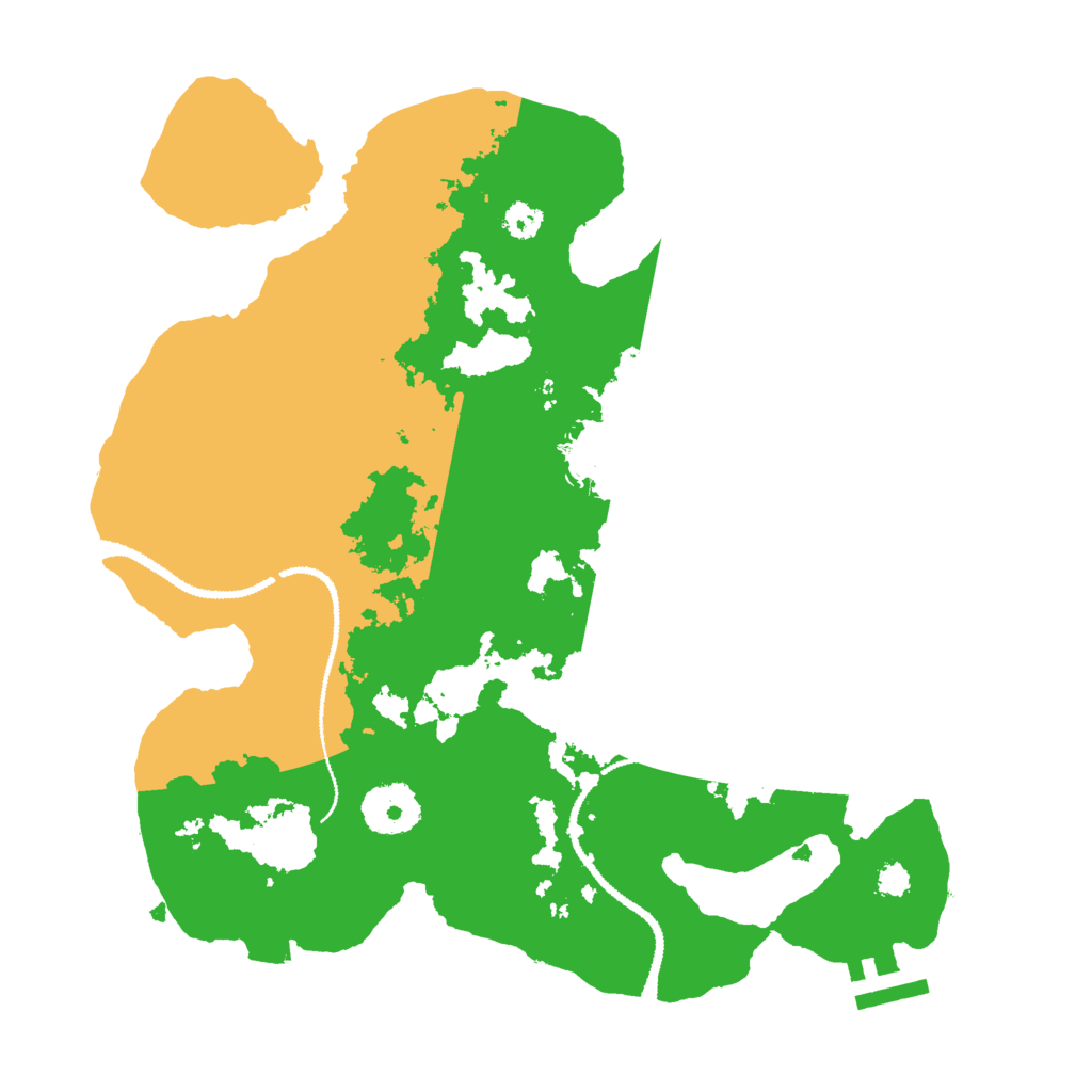 Biome Rust Map: Procedural Map, Size: 3000, Seed: 919288088