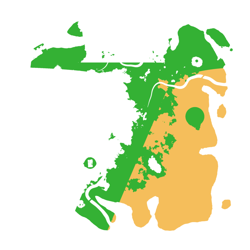 Biome Rust Map: Procedural Map, Size: 3500, Seed: 1965089683