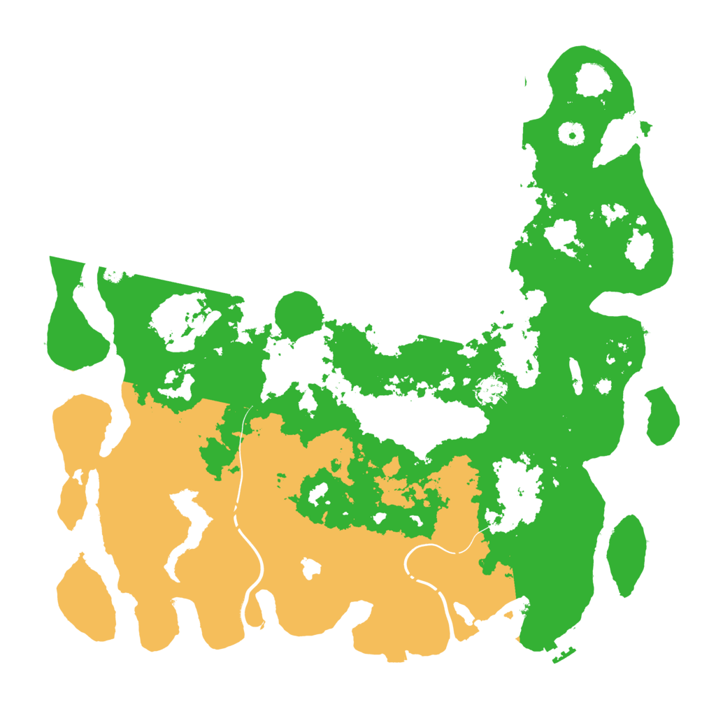 Biome Rust Map: Procedural Map, Size: 4250, Seed: 108814857