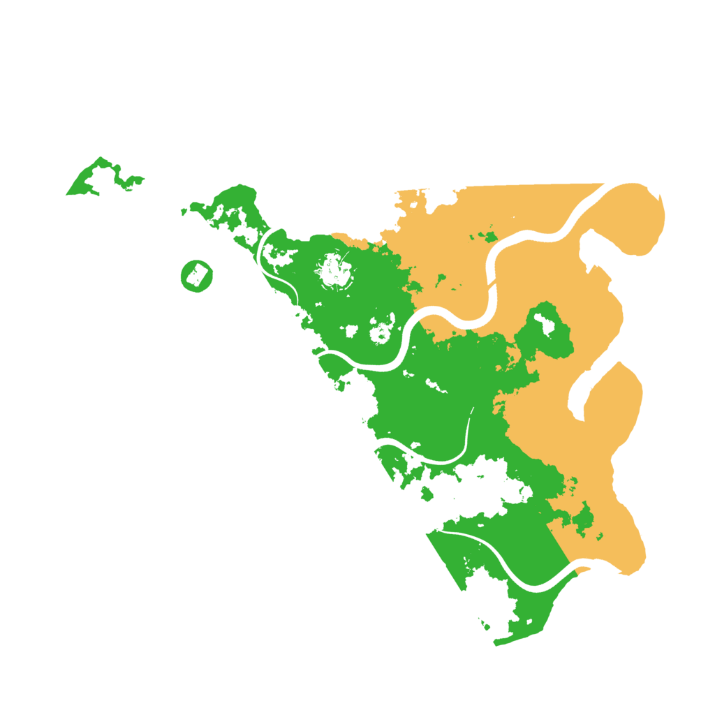 Biome Rust Map: Procedural Map, Size: 3600, Seed: 441109530