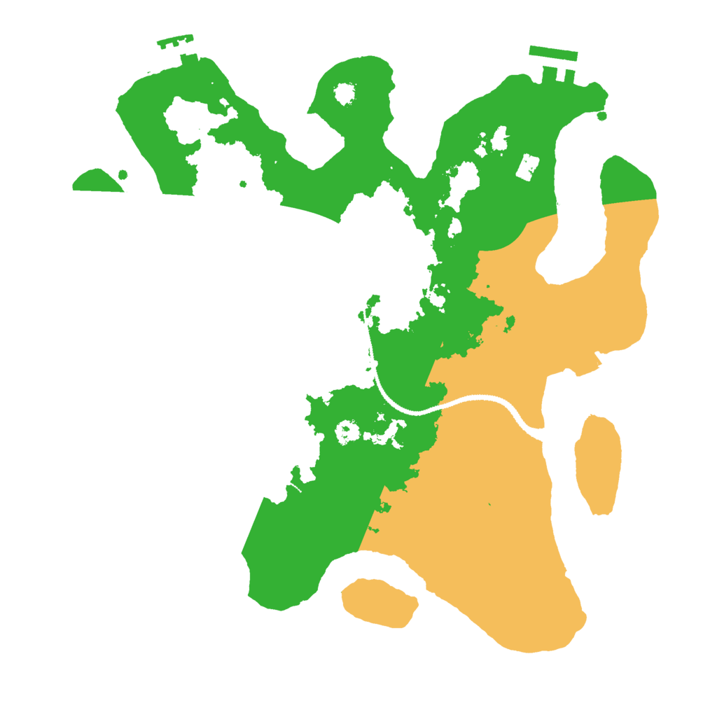 Biome Rust Map: Procedural Map, Size: 3000, Seed: 966600383