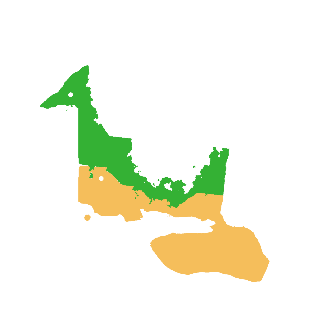 Biome Rust Map: Procedural Map, Size: 2000, Seed: 922834896