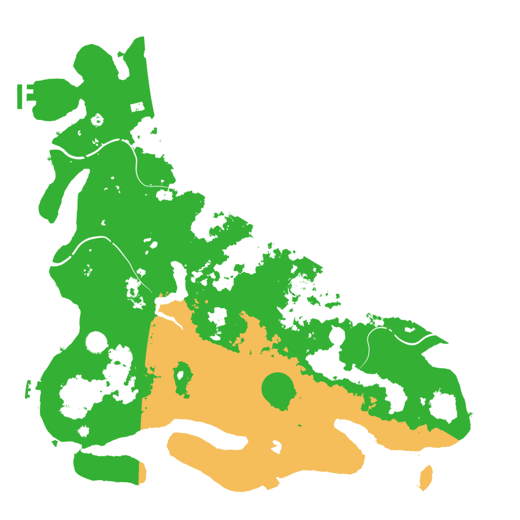Biome Rust Map: Procedural Map, Size: 4250, Seed: 729621270