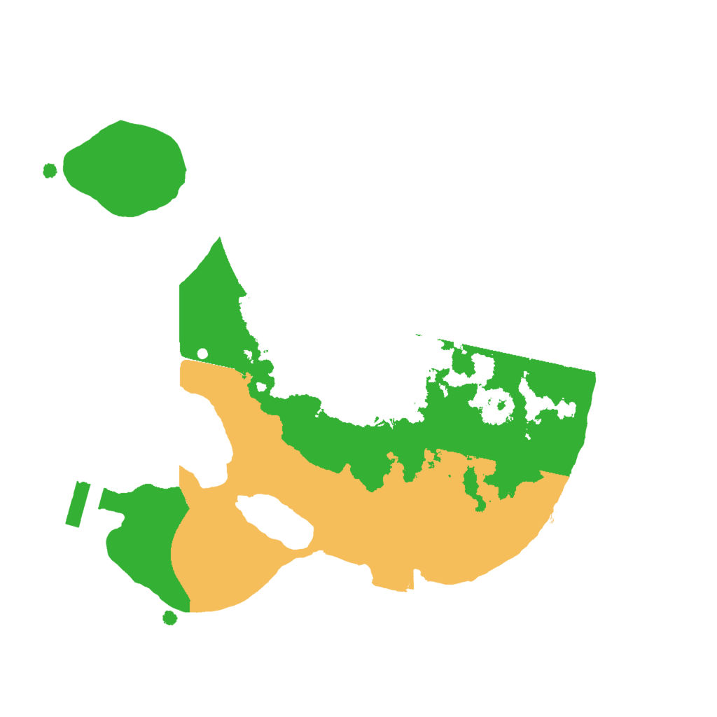 Biome Rust Map: Procedural Map, Size: 2000, Seed: 1345230696