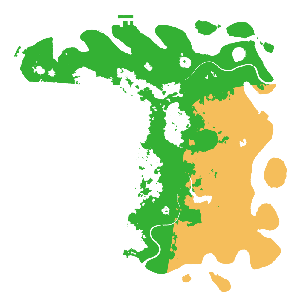 Biome Rust Map: Procedural Map, Size: 4000, Seed: 159460162
