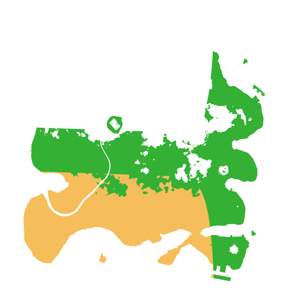 Biome Rust Map: Procedural Map, Size: 3000, Seed: 83565