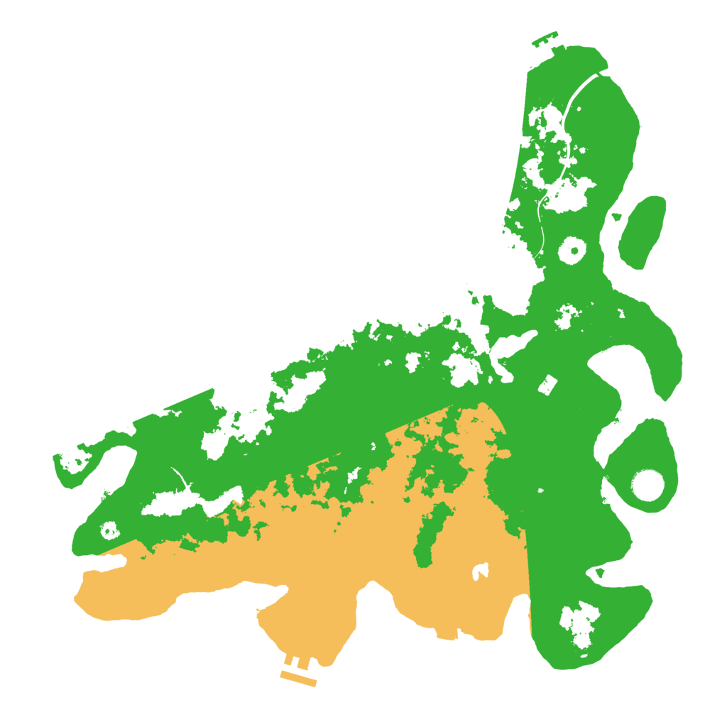 Biome Rust Map: Procedural Map, Size: 4000, Seed: 54546