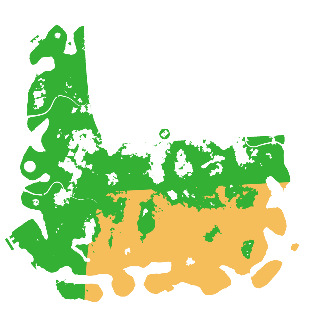 Biome Rust Map: Procedural Map, Size: 4800, Seed: 12591651