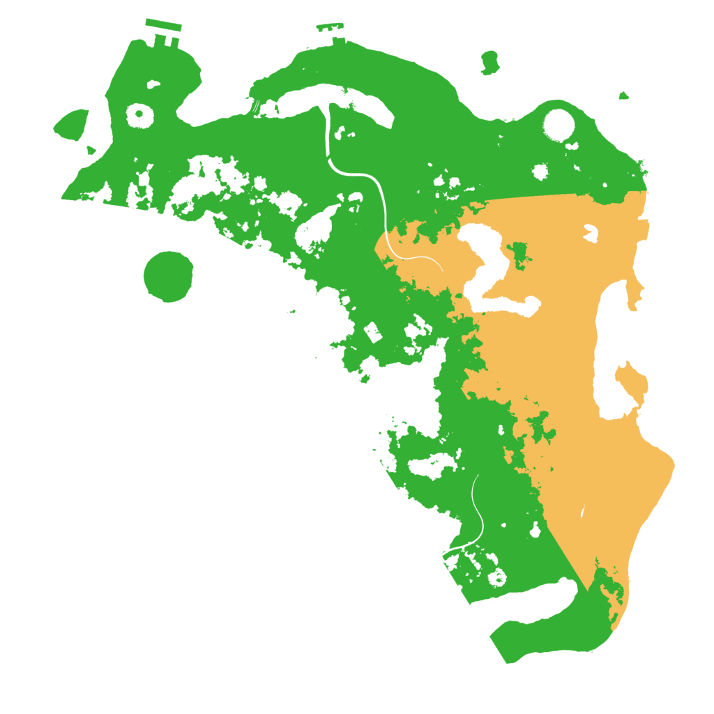 Biome Rust Map: Procedural Map, Size: 4000, Seed: 1348965136