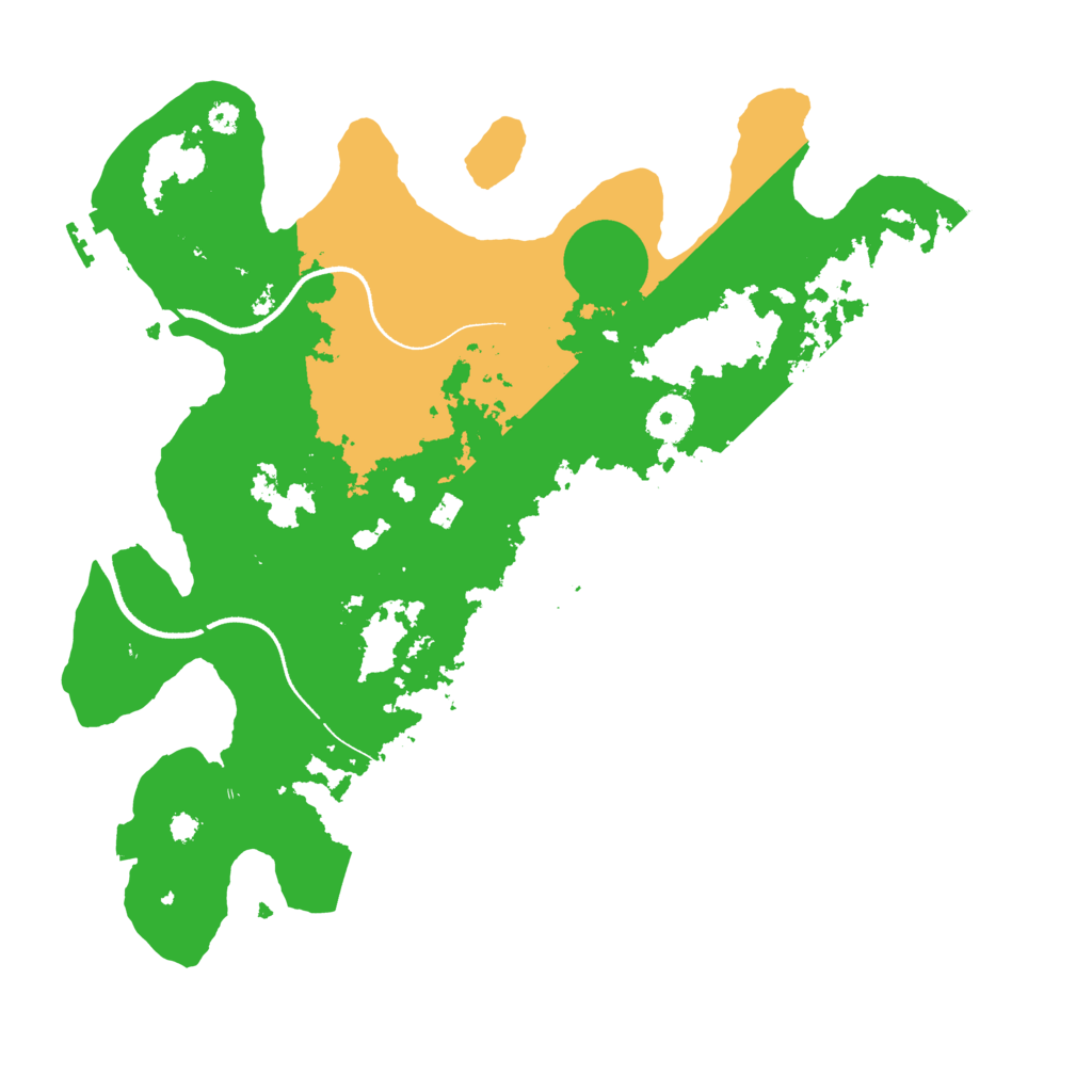 Biome Rust Map: Procedural Map, Size: 3500, Seed: 1219493344