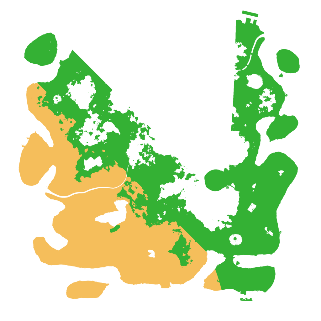 Biome Rust Map: Procedural Map, Size: 4000, Seed: 53850
