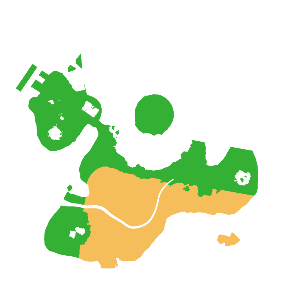 Biome Rust Map: Procedural Map, Size: 2000, Seed: 1305795211