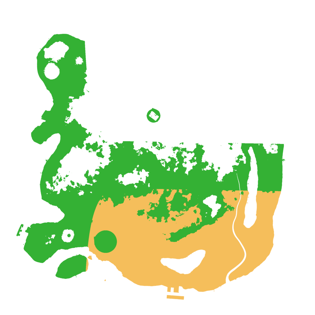 Biome Rust Map: Procedural Map, Size: 3700, Seed: 563372589