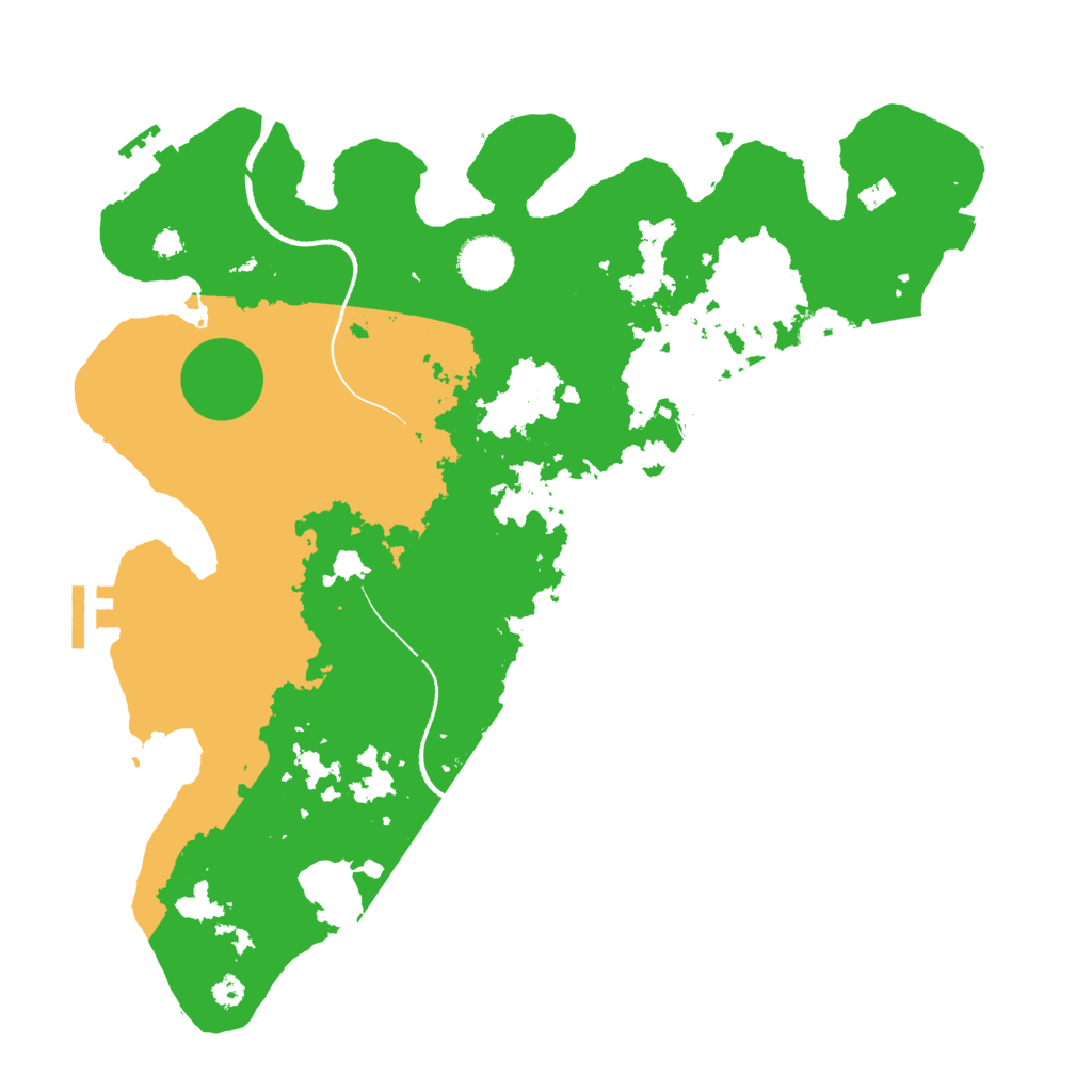 Biome Rust Map: Procedural Map, Size: 3500, Seed: 1069688801