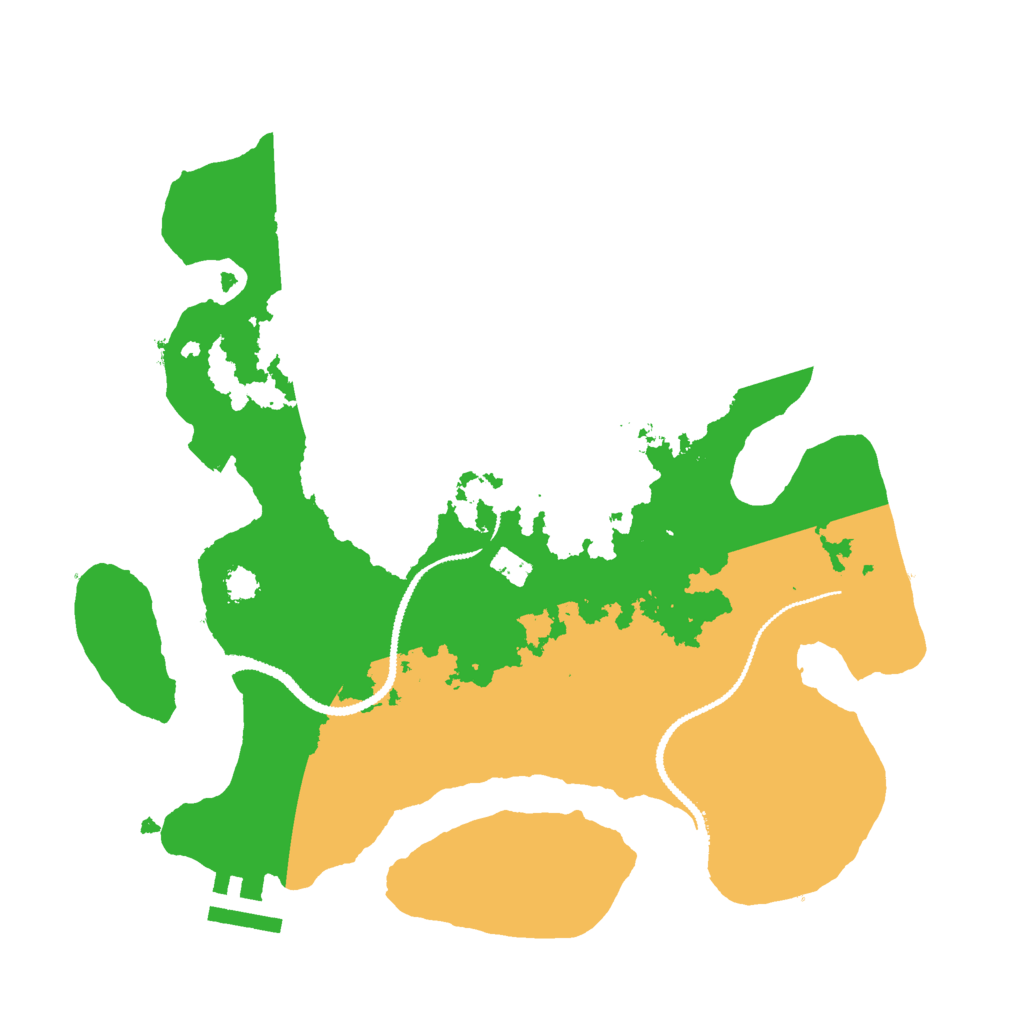 Biome Rust Map: Procedural Map, Size: 2800, Seed: 963839552