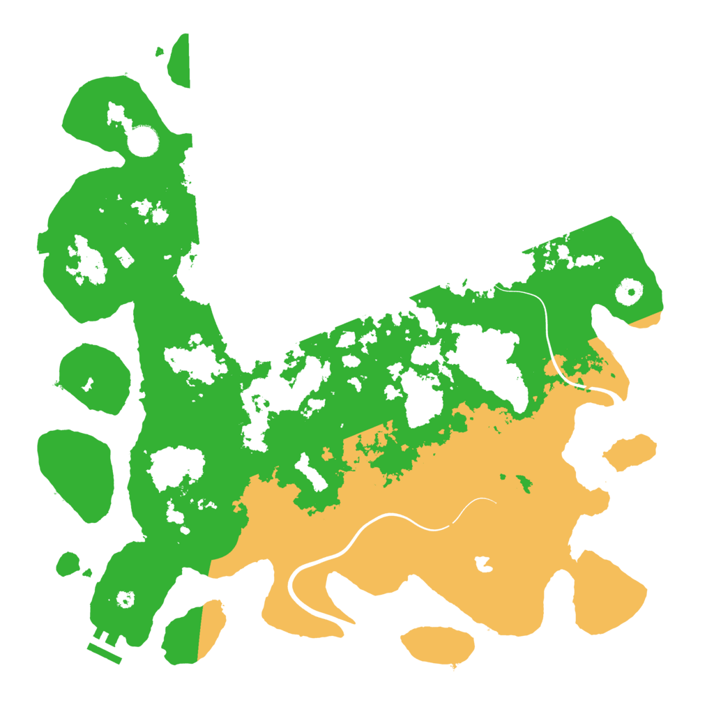 Biome Rust Map: Procedural Map, Size: 4000, Seed: 822027
