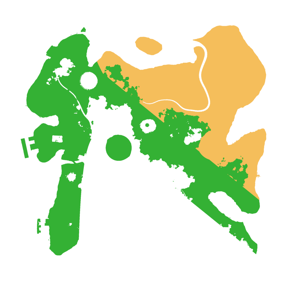 Biome Rust Map: Procedural Map, Size: 3000, Seed: 32510