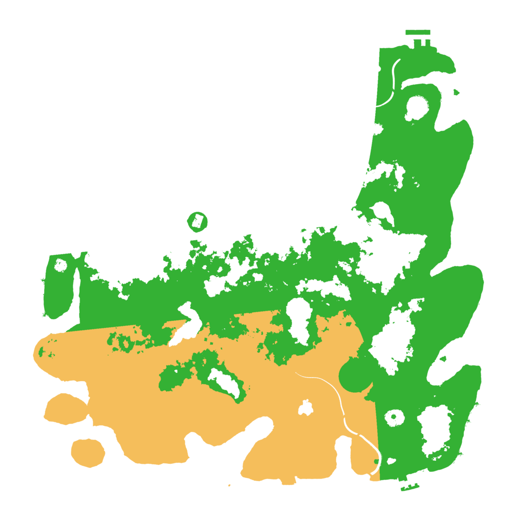 Biome Rust Map: Procedural Map, Size: 4250, Seed: 2096247263