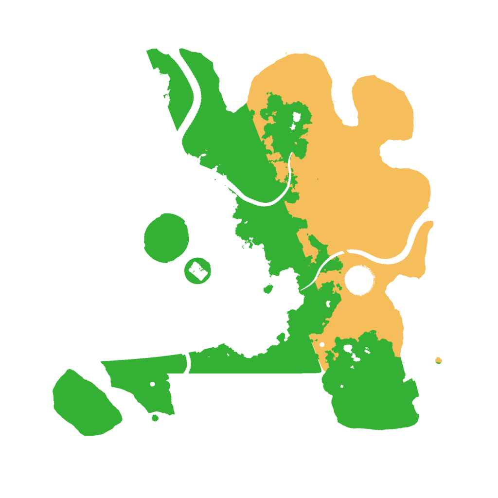 Biome Rust Map: Procedural Map, Size: 3000, Seed: 636135312