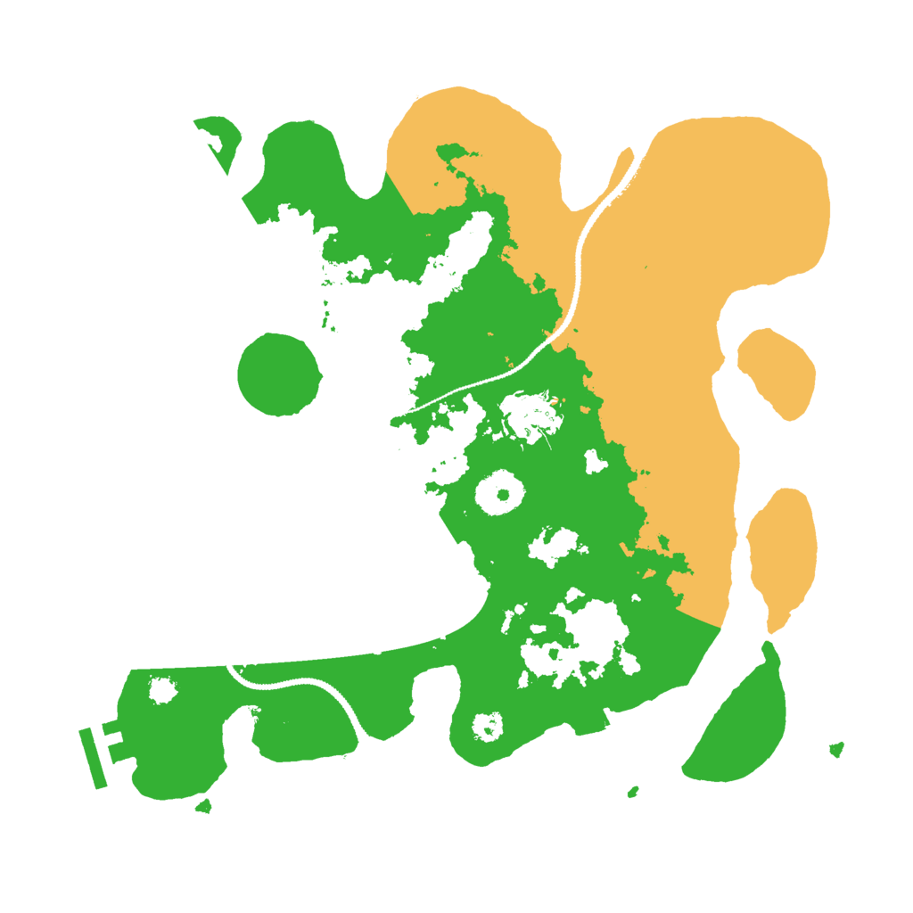 Biome Rust Map: Procedural Map, Size: 3000, Seed: 8164503