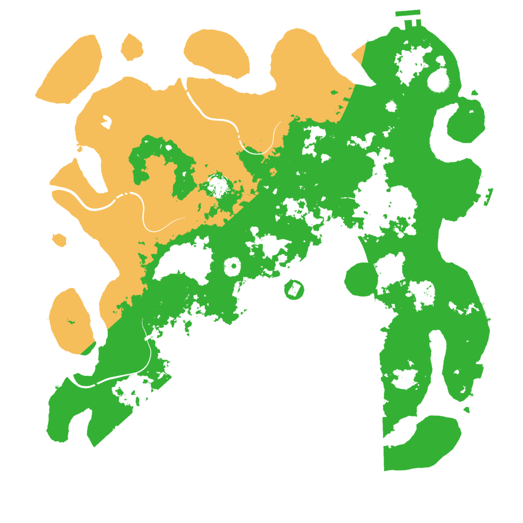 Biome Rust Map: Procedural Map, Size: 4250, Seed: 513633470