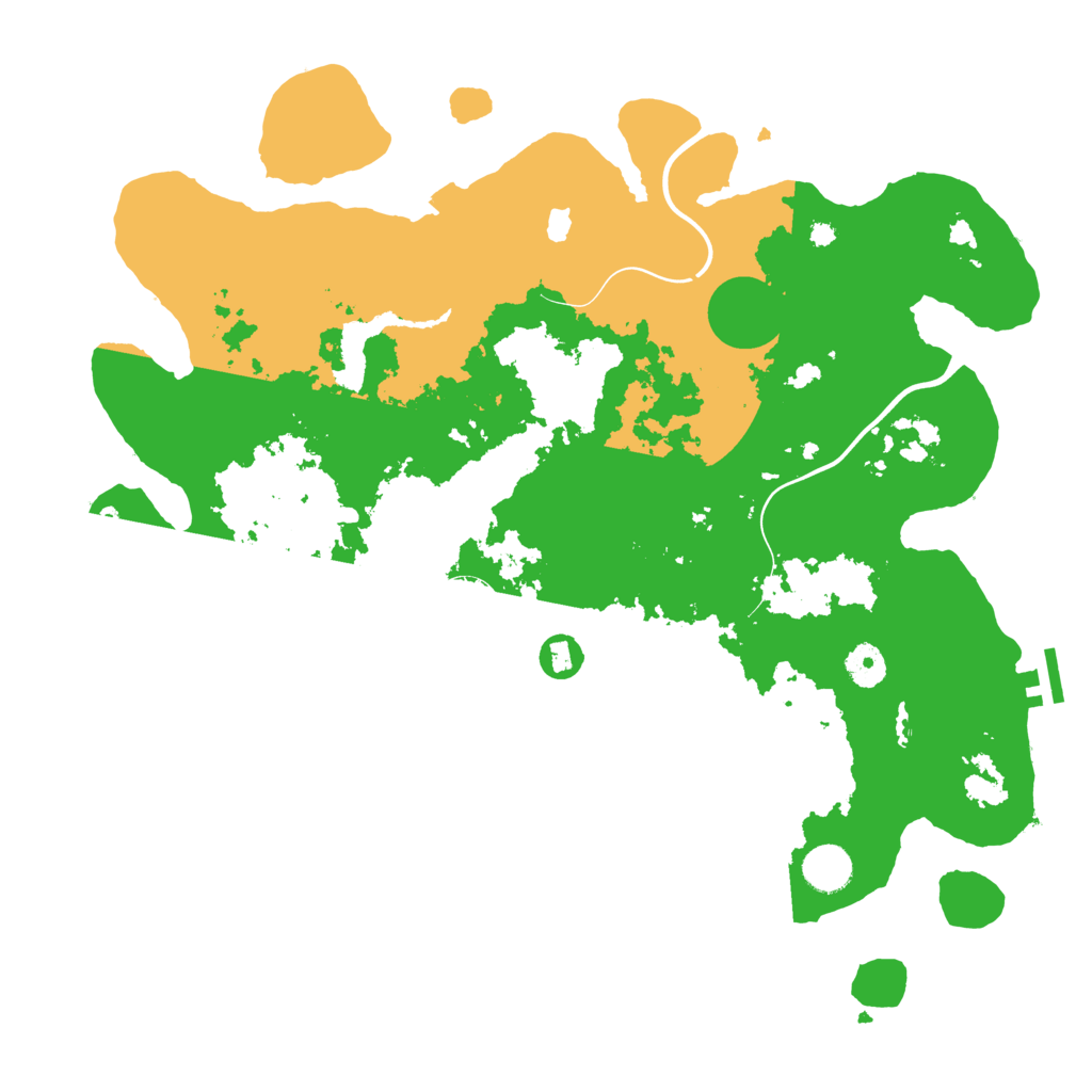 Biome Rust Map: Procedural Map, Size: 4000, Seed: 1115489