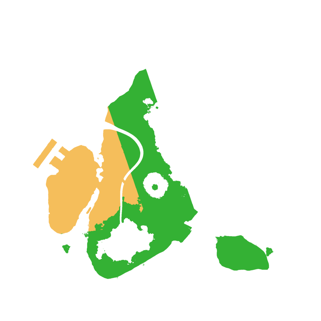 Biome Rust Map: Procedural Map, Size: 2000, Seed: 1630866148