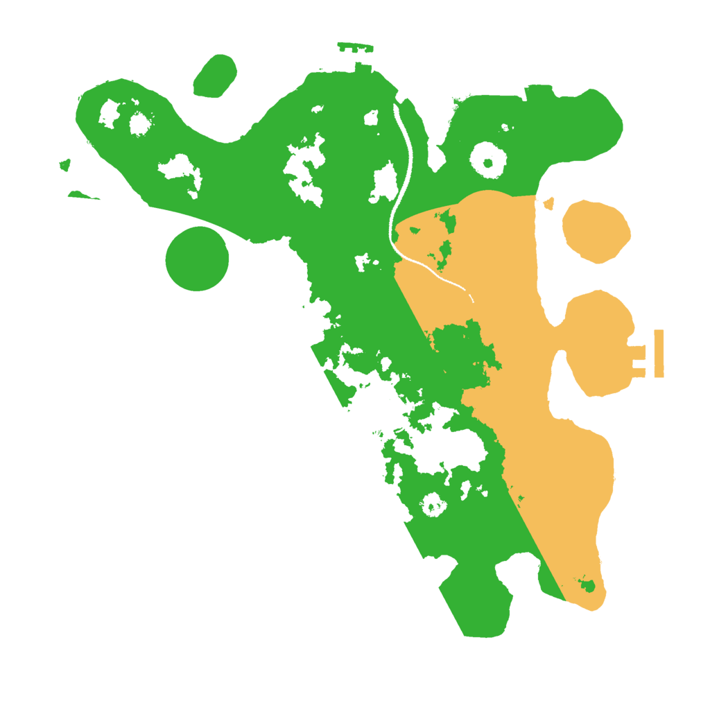 Biome Rust Map: Procedural Map, Size: 3000, Seed: 832175541