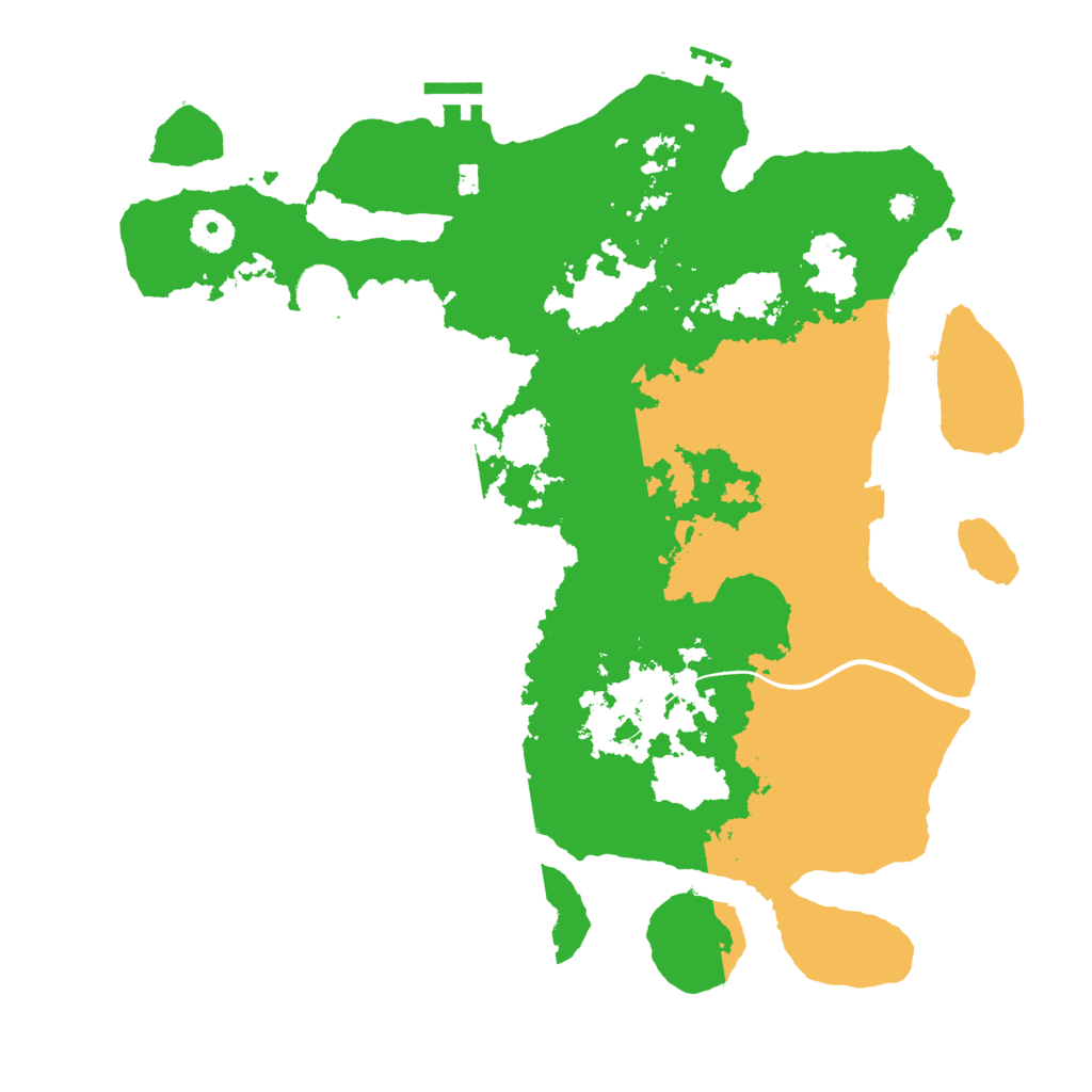 Biome Rust Map: Procedural Map, Size: 3800, Seed: 2104125406