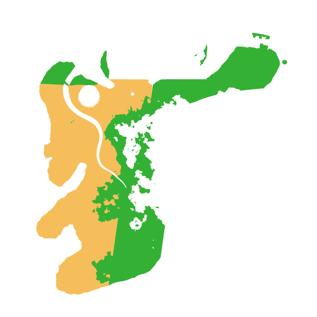 Biome Rust Map: Procedural Map, Size: 2700, Seed: 252525