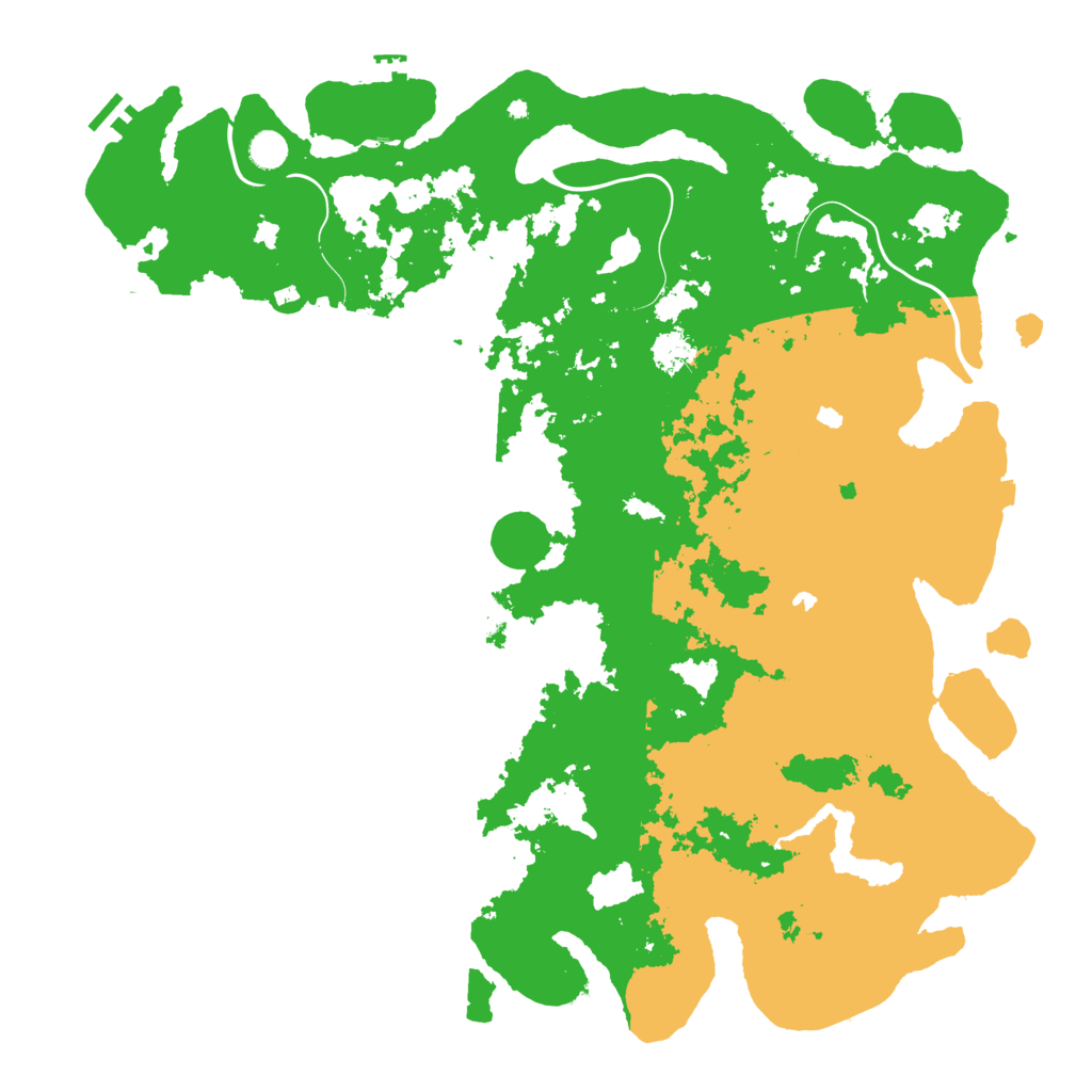 Biome Rust Map: Procedural Map, Size: 5000, Seed: 1399130560