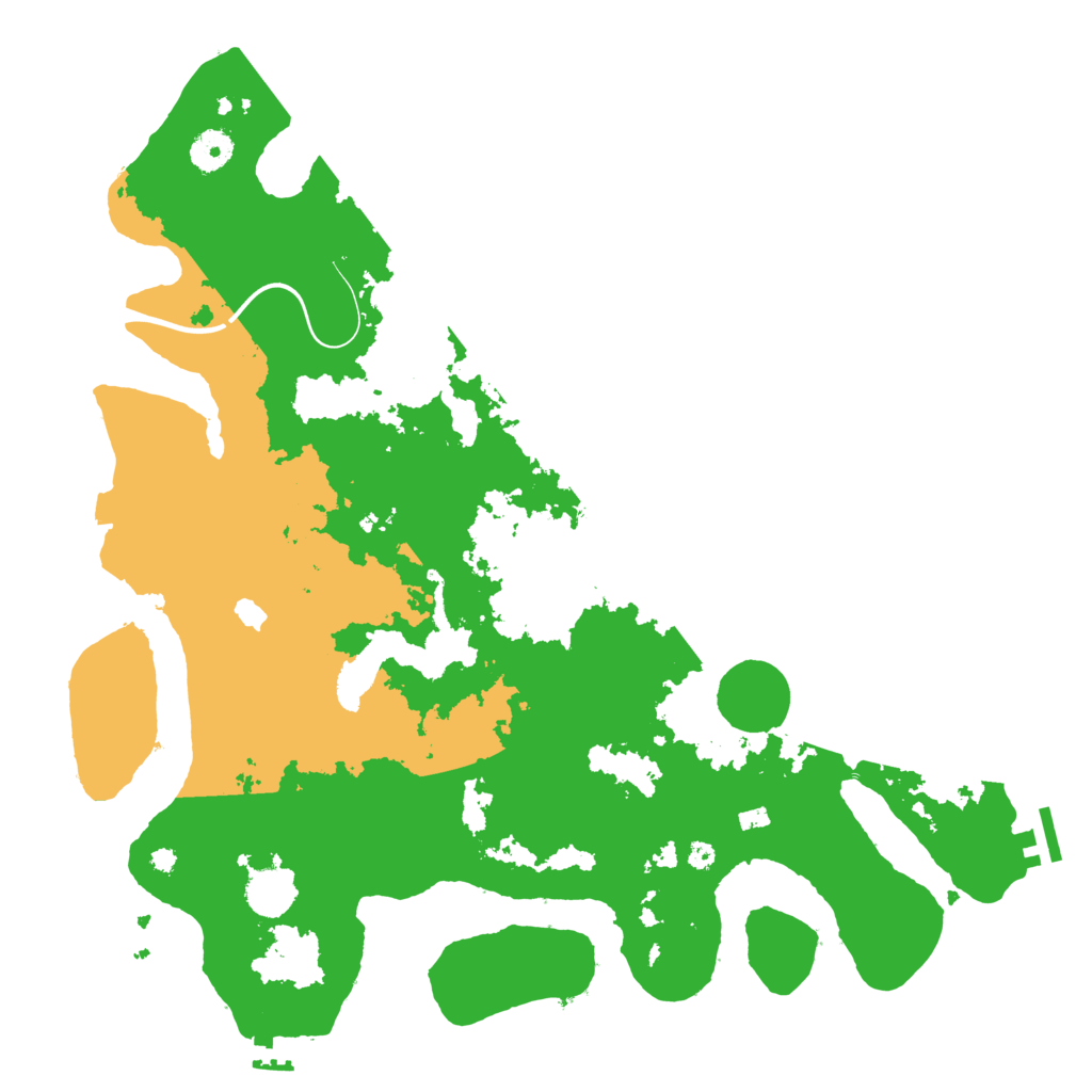 Biome Rust Map: Procedural Map, Size: 4000, Seed: 1987705454