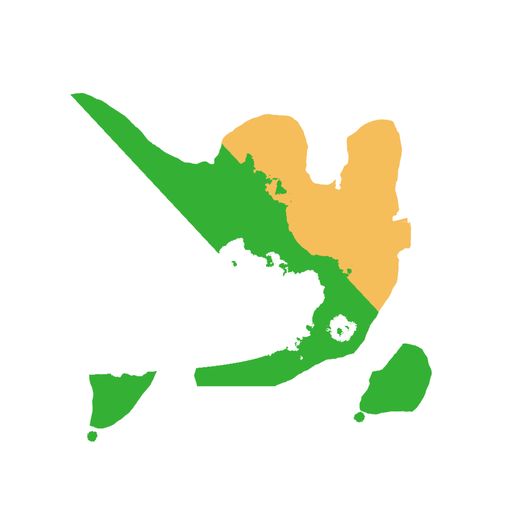 Biome Rust Map: Procedural Map, Size: 2000, Seed: 1107064480