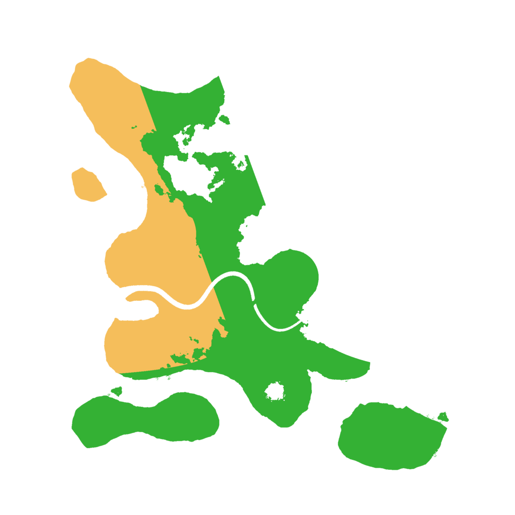 Biome Rust Map: Procedural Map, Size: 2500, Seed: 871530117