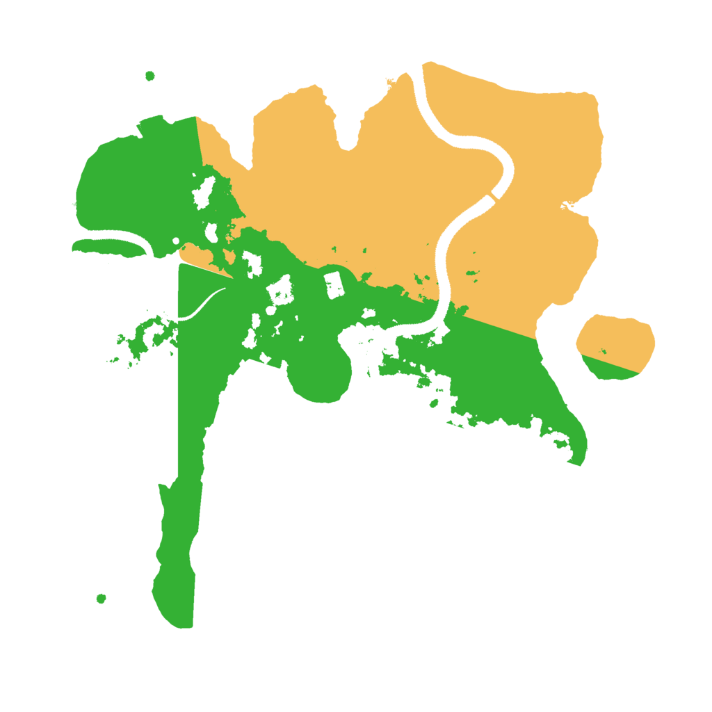 Biome Rust Map: Procedural Map, Size: 3000, Seed: 534748