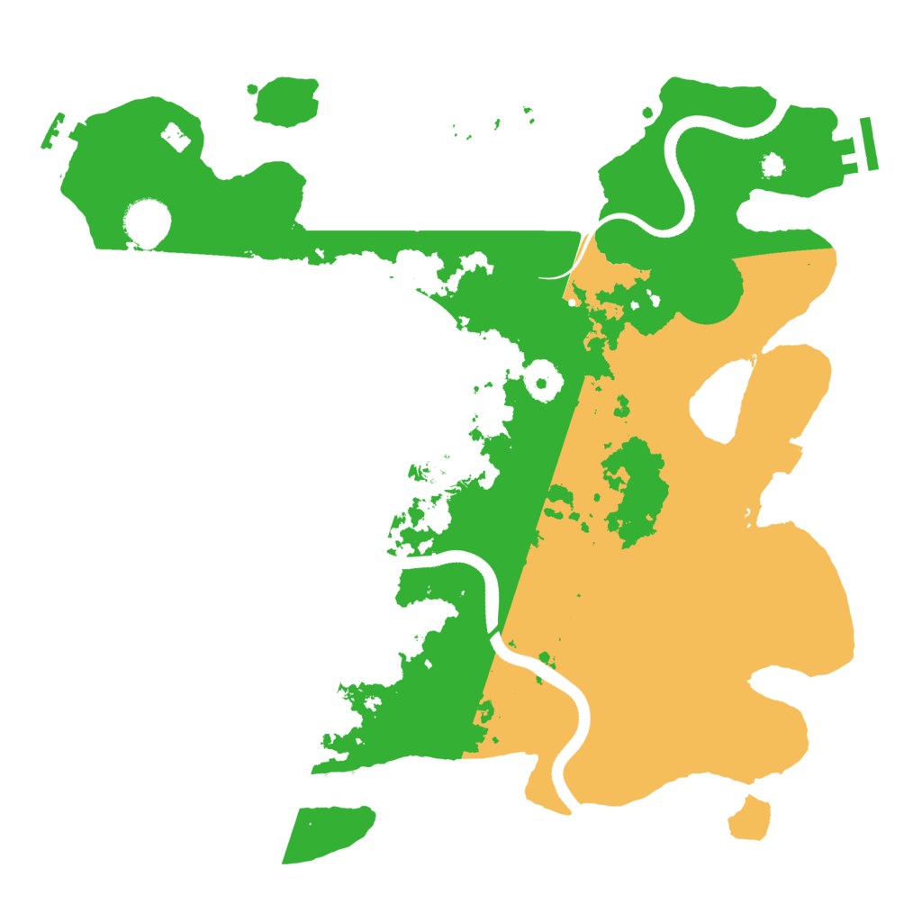 Biome Rust Map: Procedural Map, Size: 3500, Seed: 1890843926