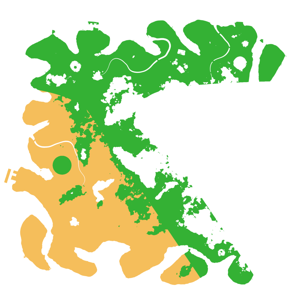 Biome Rust Map: Procedural Map, Size: 4301, Seed: 99897