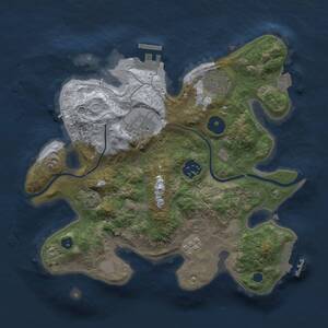 Thumbnail Rust Map: Procedural Map, Size: 2800, Seed: 1736372125, 8 Monuments