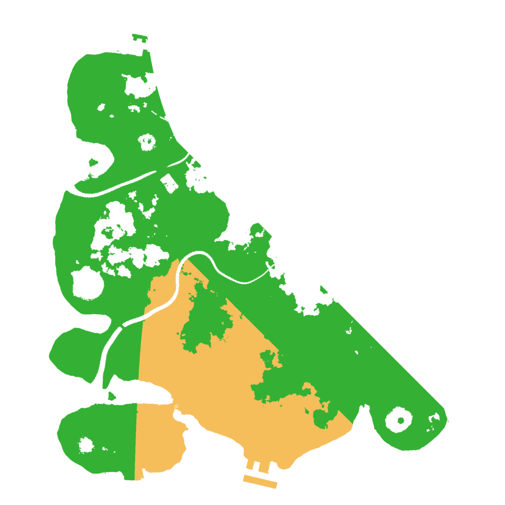 Biome Rust Map: Procedural Map, Size: 3000, Seed: 1054620980
