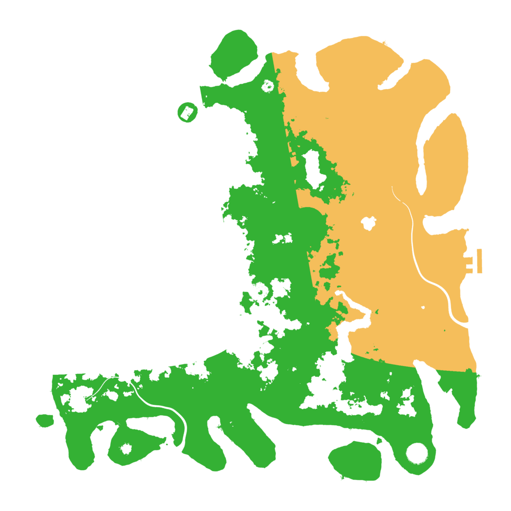 Biome Rust Map: Procedural Map, Size: 4250, Seed: 1222266279
