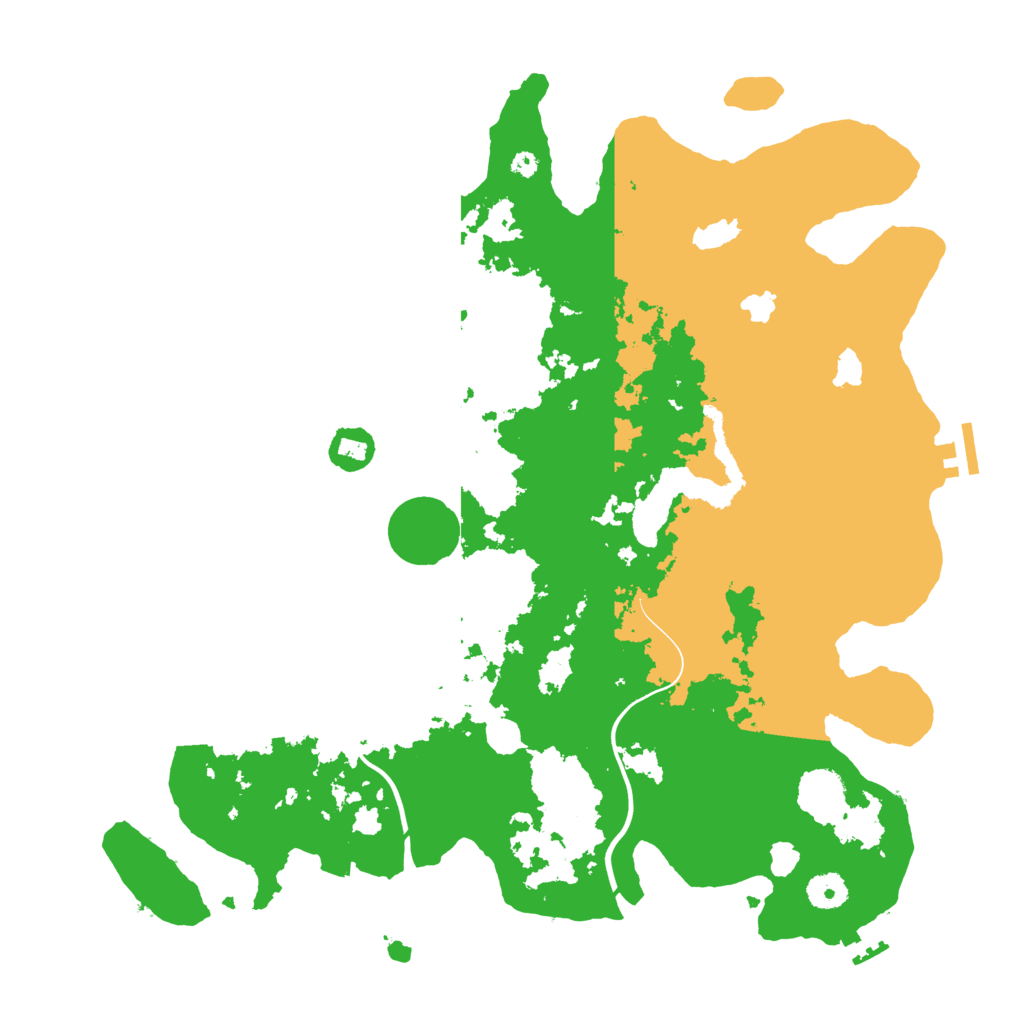 Biome Rust Map: Procedural Map, Size: 4000, Seed: 1829216225
