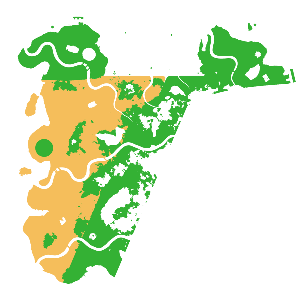 Biome Rust Map: Procedural Map, Size: 4500, Seed: 273749
