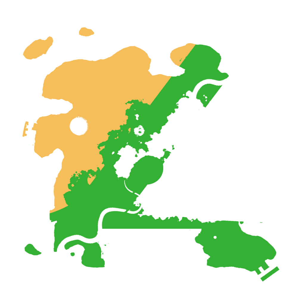 Biome Rust Map: Procedural Map, Size: 3000, Seed: 1113